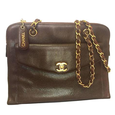 chanel brown bags|Chanel bag brown vintage.